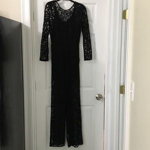 Black Crochet Jumpsuit